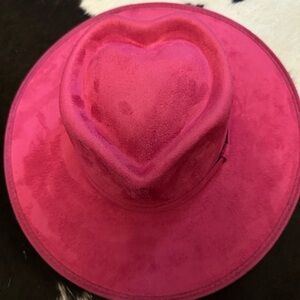 Pink Heart-Shaped Women's Hat